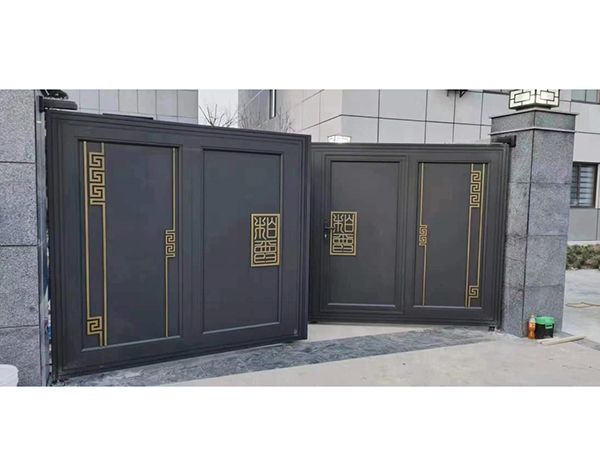 中式铝艺大门